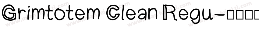 Grimtotem Clean Regu字体转换